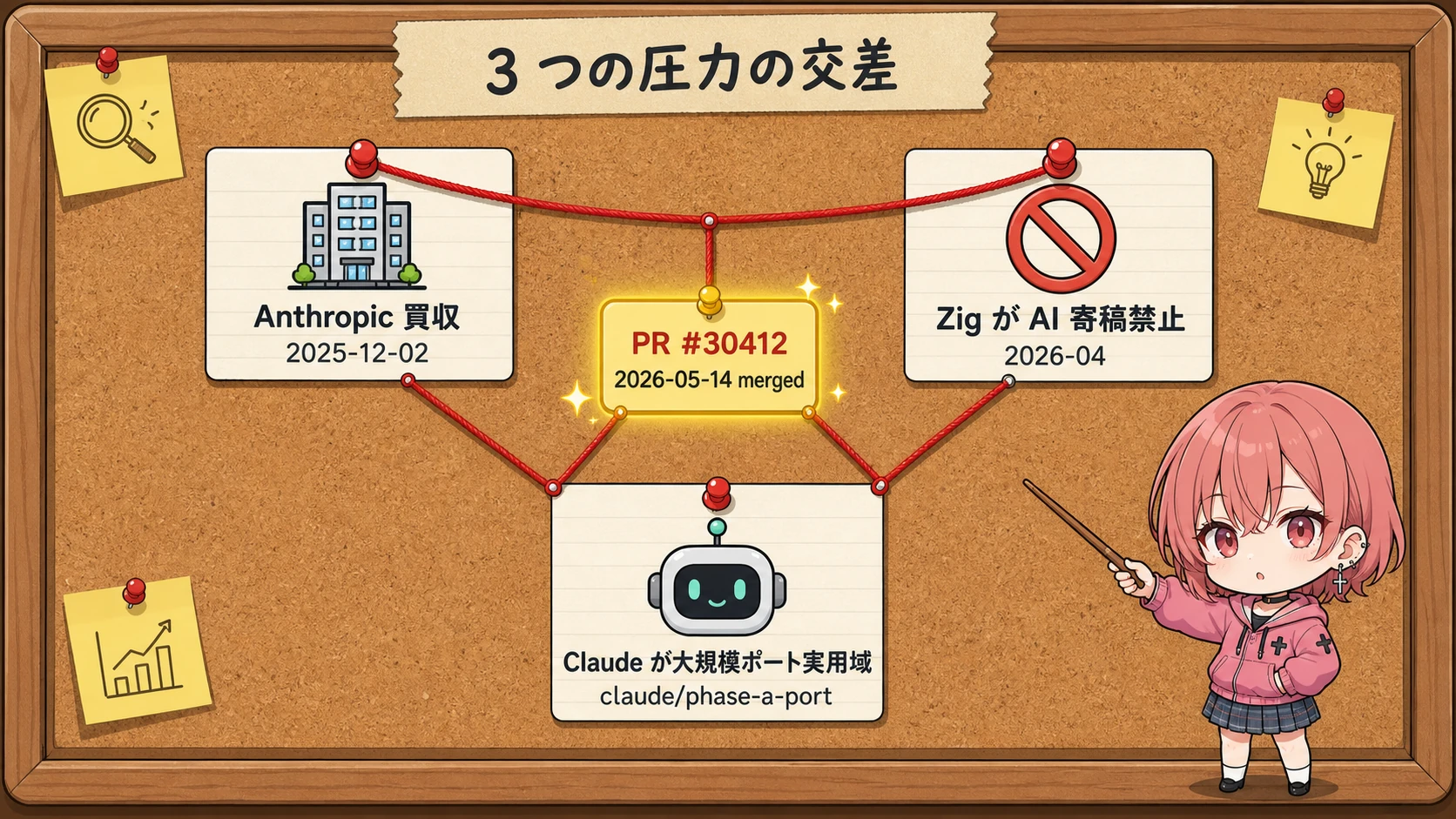 3 つの構造的圧力の交差図