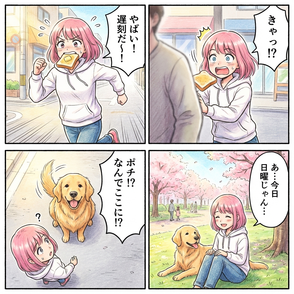 Generated 4-koma Manga