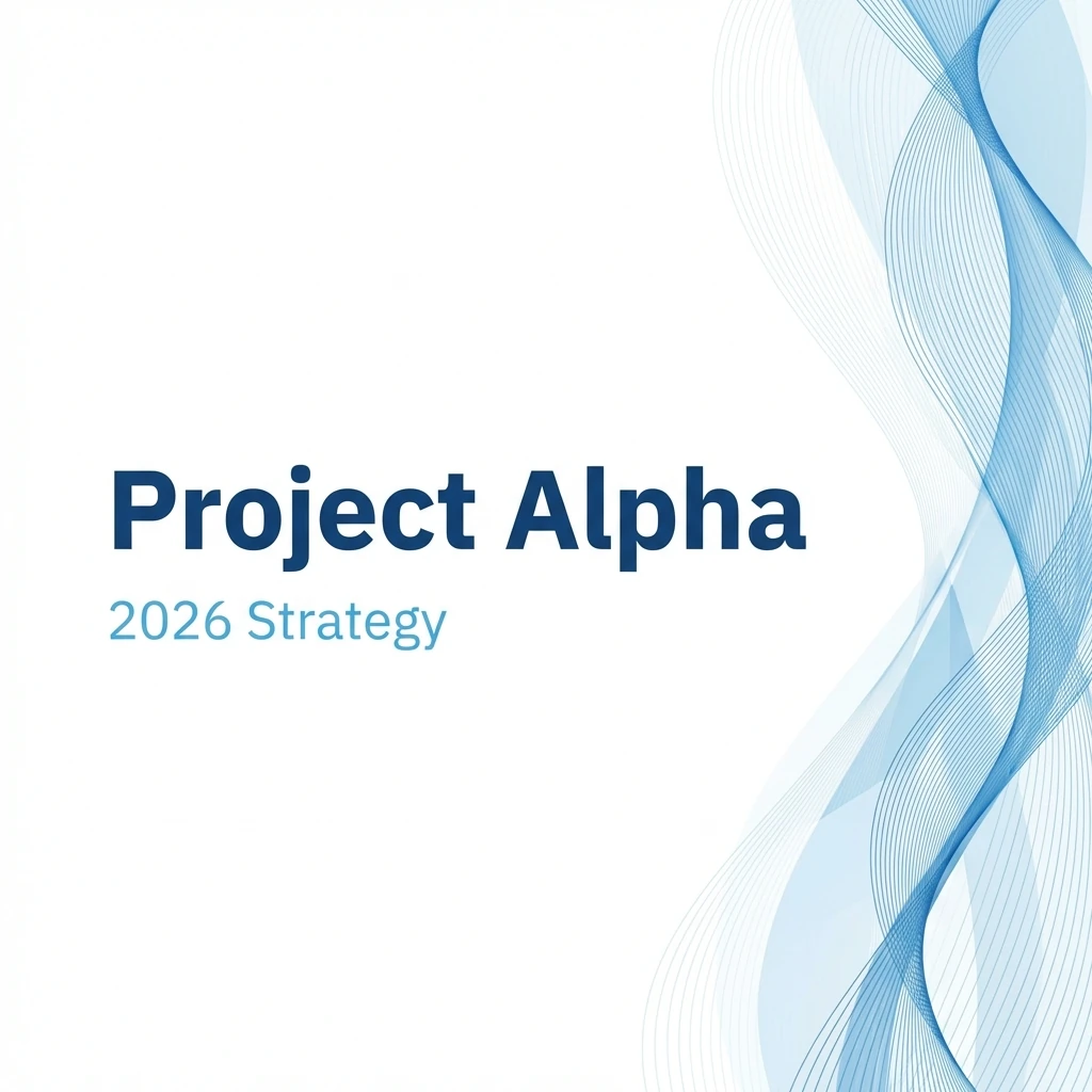Title Slide Example